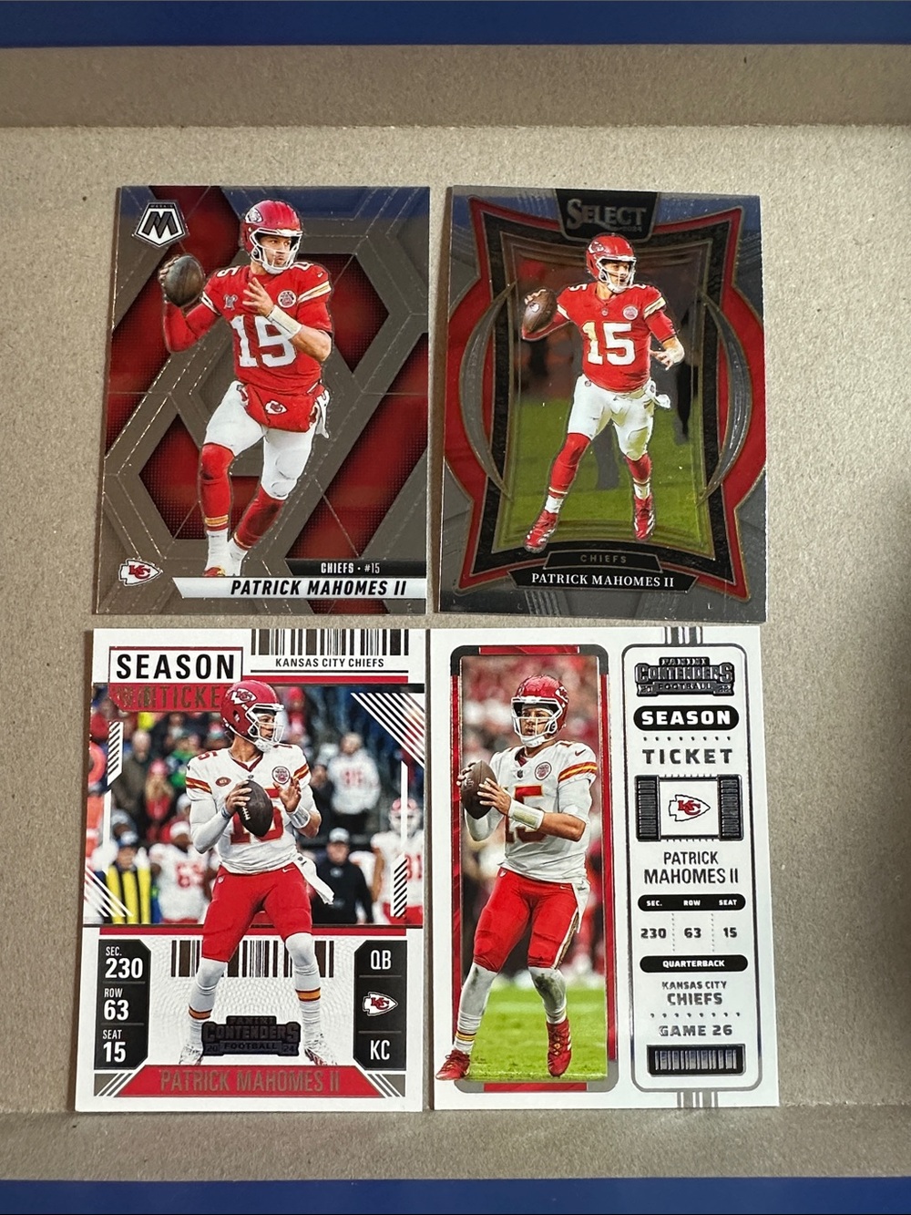 Patrick Mahomes/Travis Kelce Chiefs lot of 20 w/Chris Jones & Pacheco - Picture 2 of 11